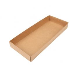 Fond de boîte kraft 12,7x3,8x30,5 cm (25 pièces) [KR12]