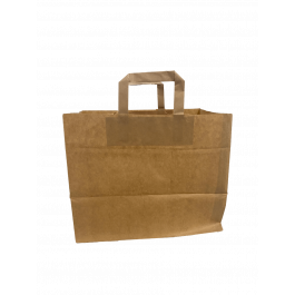 Sac en papier Kraft, 320+120x410mm - 50 pcs