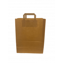 Sac en papier Kraft, 320+170x410mm - 50 pcs