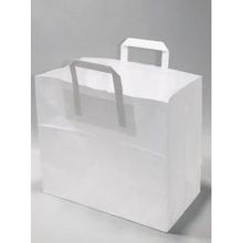 Sac en papier Blanc, 320+120x410mm - 50 pcs