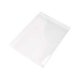 Boite à transparence cristalline avec couvercle à glisser 13.8 x 1.7 x 19.1cm (25 Pièces) [SC1]