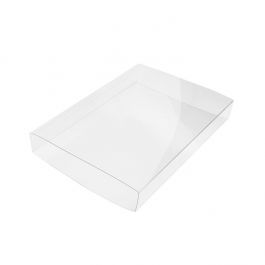 Boite à transparence cristalline avec couvercle à glisser 9.7 x 2.7 x 13.7cm (25 Pièces) [SC31]