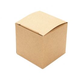 Boîtes Kraft pliante, 5x5x5 cm - 25 pcs