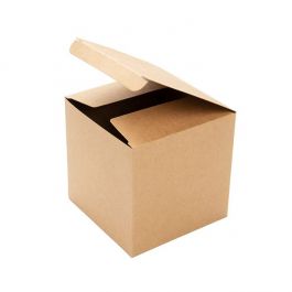 Boîte Kraft Pop & Lock, 10,2x10,2x10,2cm - 25 pcs