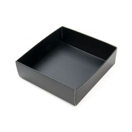 Petite Boite avec fond en carton noir kraft 79x25x83mm - 25 pièces