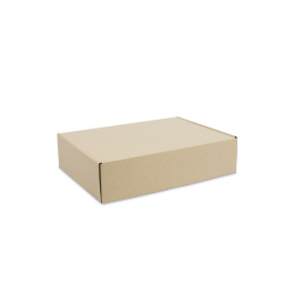 Boîtes d'expédition en carton d'herbe 33x25x8cm - 50 pcs