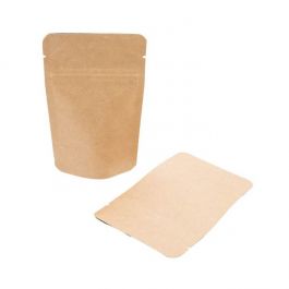 Doypack en papier Kraft, 230x120x345 mm - 100 pcs